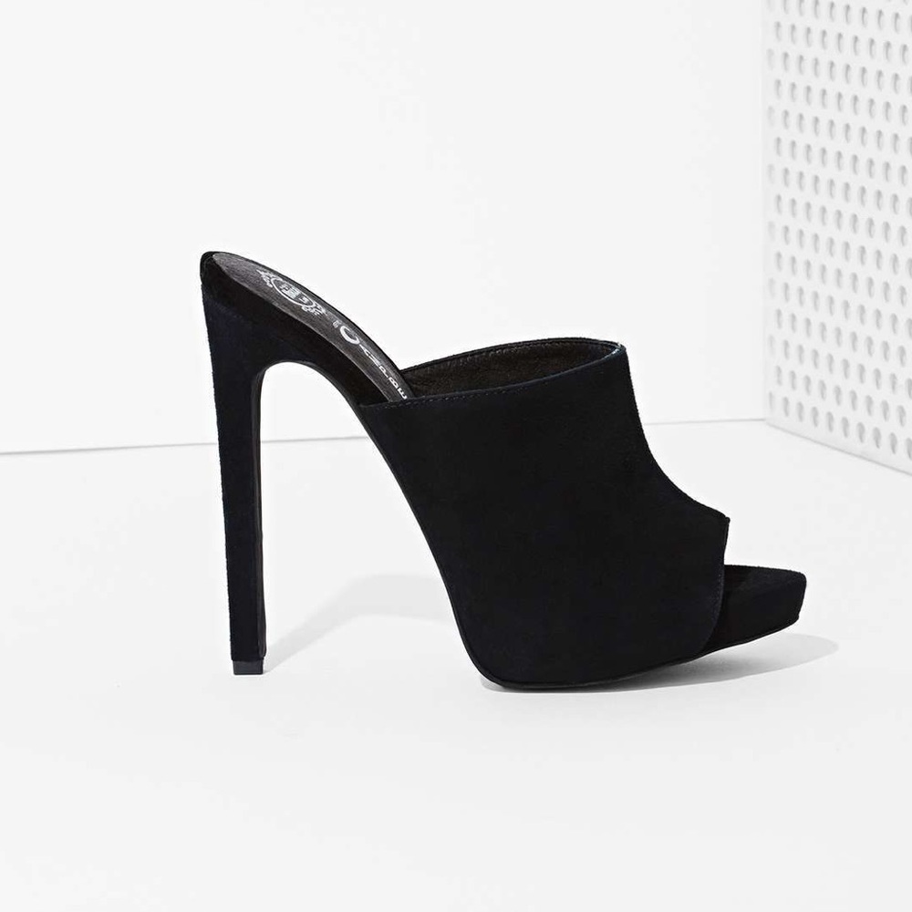 Jeffrey Campbell Black Stiletto Mules